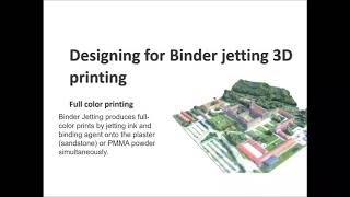 Additive Manufacturing (3D Printing) - Lecture 11- Designing for binder jetting -continued