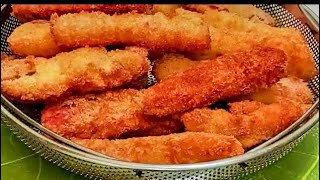 Meatloaf fries ( crispy and yum)pang snack na pang ulam pa ..