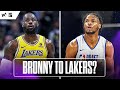 🤔 Will the LAKERS draft BRONNY JAMES to unite him with LEBRON?  | On The Clock | Yahoo Sports