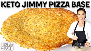 Keto Jimmy Pizza Crust | 1g Net Carbs | Easy and Quick Recipe