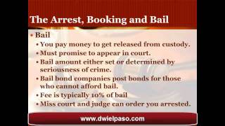 El Paso DWI Attorney Details the Arrest, Booking and Bail