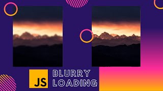 How to make Blurry Loading | HTML CSS JS