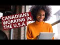 How long can Canadians work in the U.S. without a visa?