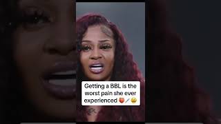 Dallas Rapper Nina Laretta keeps it REAL about BBL pain!