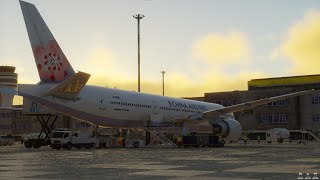 X Plane 12 | Taoyuan Airport → Anchorage Airport | Departure Part | A Pilot's Life | Vatsim