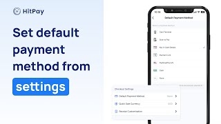 HitPay POS Software | How to Set Default Payment Method from Settings