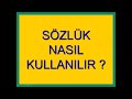 1. sinif tÜrkÇe sÖzlÜk nasil kullanilir kelİmelerİ sÖzlÜk sirasina koyma türkçe sözlük sözcük