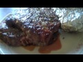 the drunk chef campfire t bone steaks and baked potato