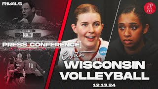 Wisconsin Volleyball after beating Texas A\u0026M in NCAA Tournament | Press Conference