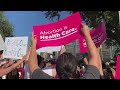 Hundreds of San Antonians rally for abortion rights in the aftermath of the Supreme Court's ruling