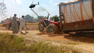 Massey Ferguson tractor pulling | live tractor pulling | tractor accident full loading