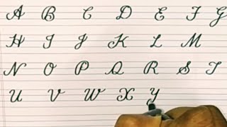 1. Cursive writing | Lesson - 1 | Capital Letters