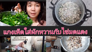 แกงเห็ดใส่ผักหวานกับไข่มดแดง| วิถีคนอีสาน| E Proy Style