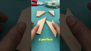 How to Create a Perfect T-Shape with 4 Pieces! 🤔 #shorts #puzzle #viral #puzzlegame