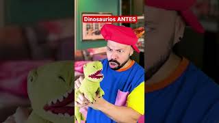 Dinosaurios ANTES vs AHORA 🦖 #shorts
