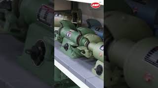 Pedestal Bench Grinders Heavy Duty Machines Manufacturer Rajkot Gujarat BHARAT | Ramato Machines