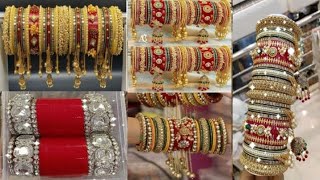 Rajwadi and Punjabi bridal bangles 🌼 #bangles #wedding #weddingchura #bridalchura #bracelet #fashion