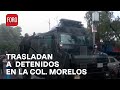 Llegan detenidos en la colonia Morelos a Fiscalía de Asuntos Relevantes - Las Noticias