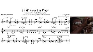 Roy Hargrove - To Wisdom The Prize (Bb transcription)