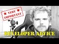 A Developers Advice 03 - The Single Most Important Thing