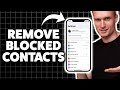 How To Delete Blocked Contacts On iPhone 2026 (Step-By-Step Tutorial)