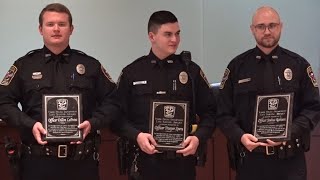 Vidor Police Officers honored for heroic actions during medical emergency at Whataburger