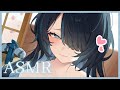 【ASMR/3Dio】Come here, let's rest together? 💙 Oil massage, ear kisses, and brain tingles!