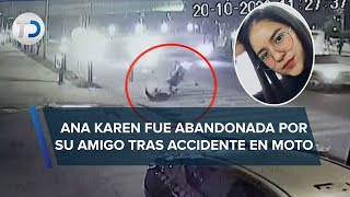 Ana Karen murió en un accidente de moto en CdMx; el hombre con el que viajaba la abandonó y huyó