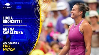 Lucia Bronzetti vs. Aryna Sabalenka Full Match | 2024 US Open Round 2