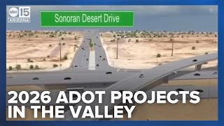 Arizona Department of Transportation announces major Phoenix-area freeway projects for 2026