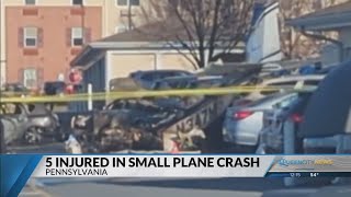 Five injured in Pennsylvania small plane crash