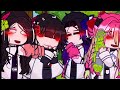 | One Kiss | Meme/Trend | Kny | Demon Slayer | Tankana,Sanekana,Giyushino And Obamitsu | Gacha Club