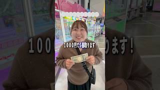 1000円で5個取ろうとしたら〇〇個も取れちゃった！#クレーンゲーム #ufoキャッチャー #ゲームセンター