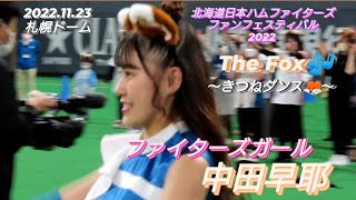 2022.11.23  ファイターズガール　中田早耶『The Fox』〜きつねダンス🦊〜（北海道日本ハムファイターズファンフェスティバル2022）