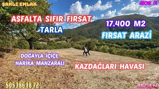 FIRSAT ARAZİ Gönen Gaybular 17.400 m2 Asfalta Sıfır Fiyat 2.650.000 TL HARİKA MANZARALI