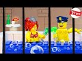 FIRST TIME STAYING AT PRISON HOTEL | Lego Police Caught Prison Break | LEGO Land