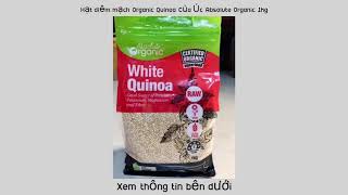 Kiểm tra giá Hạt diêm mạch Organic Quinoa Của Úc Absolute Organic 1kg