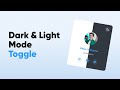 Toggle Between Dark and Light Mode using HTML, CSS & JavaScript