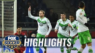 Andre Schurrle scores hat trick for Wolfsburg vs. Hannover 96 | 2015–16 Bundesliga Highlights