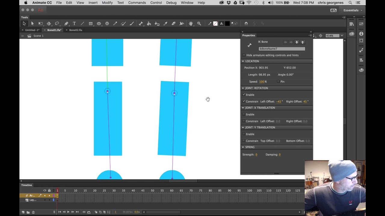 Animate Cc Bone Tool Youtube