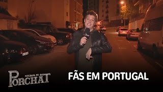 Porchat invade show de Whindersson e procura fãs em Portugal