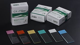 JSHD Plain Microscope Slides,Frosted Microscope Slides,Adhesive Microscope Slides