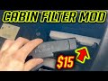 RAM Truck Cabin Air Filter Mod