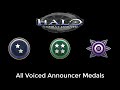 Halo: Combat Evolved - All Voiced Announcer Medals