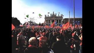 Manifestazione dei sindacati a Roma, la partecipazione della Spezia 09-02-2019