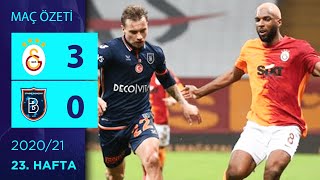 ÖZET: Galatasaray 3-0 M. Başakşehir | 23. Hafta - 2020/21