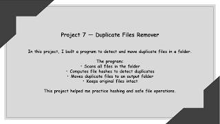 Duplicate Files Remover | Python File Automation (Project 7)