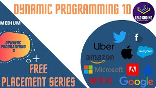 DYNAMIC PROGRAMMING 1D | Competitive Programming Lecture-6