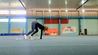 Sprint Training as a Beginner No: 35 - Pushing From The Blocks