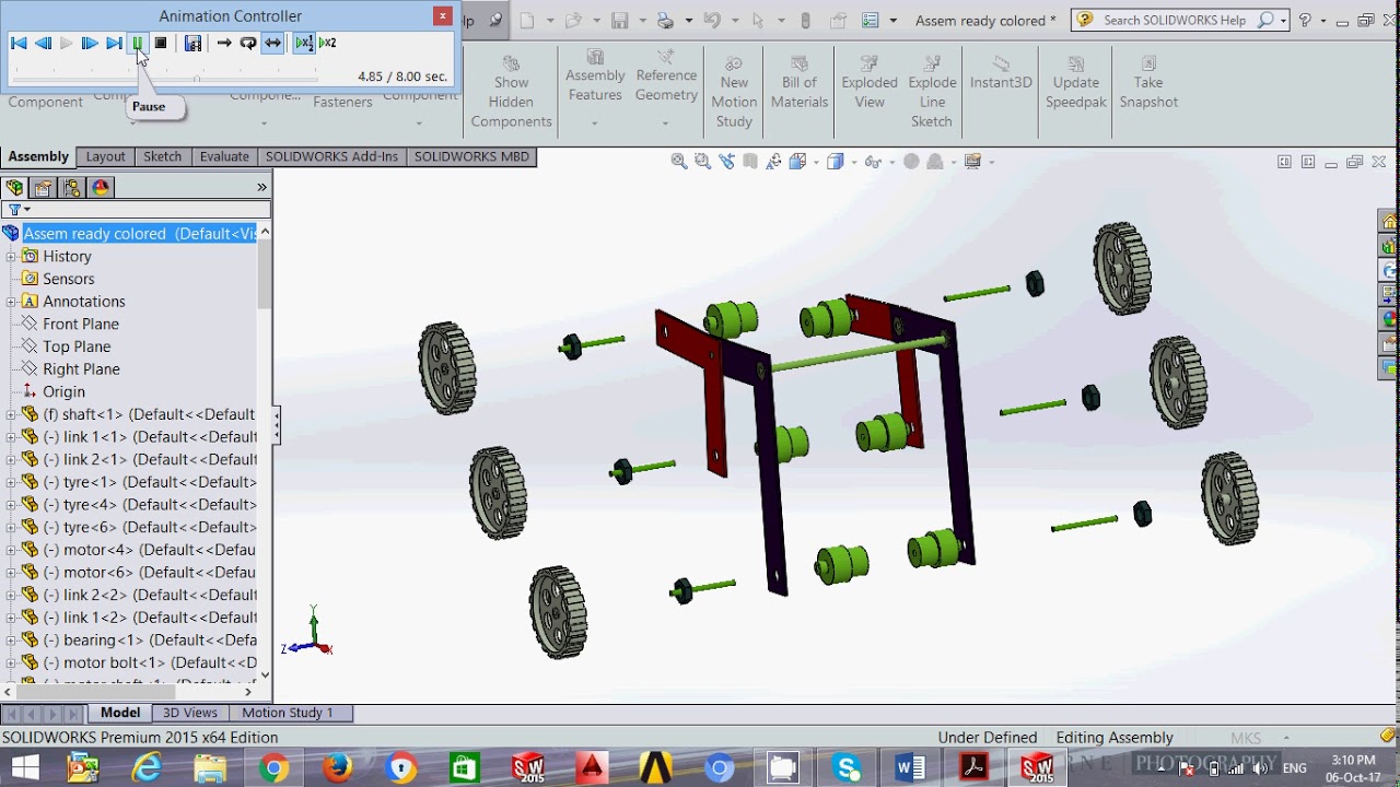 Exploded View Solidworks Makecut